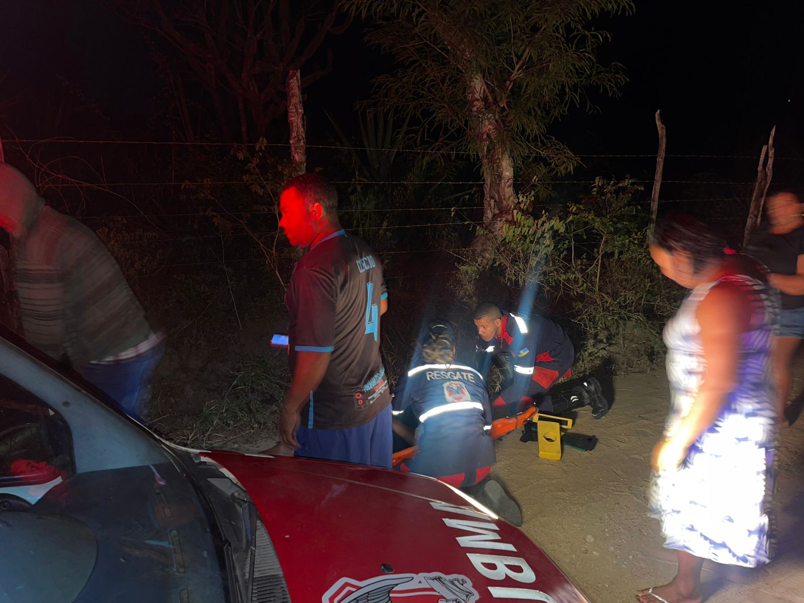 Motociclista sofre suspeita de traumatismo craniano em acidente na zona rural de Conceição  do Coité