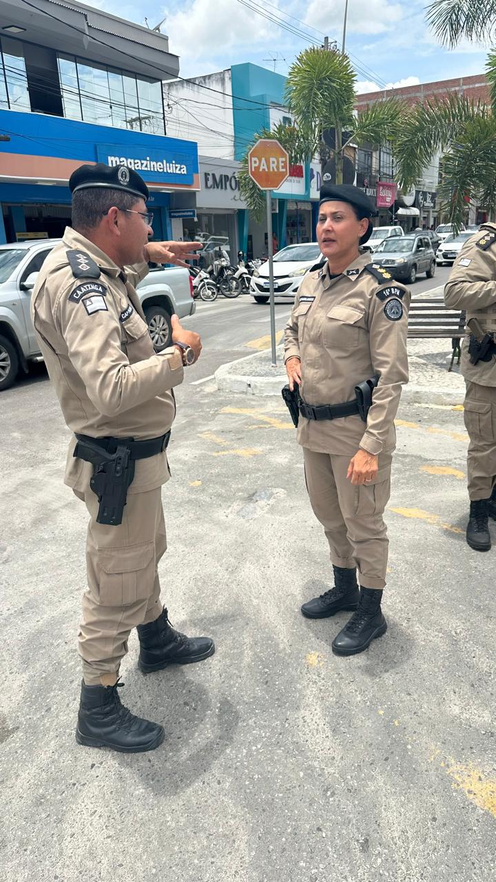 Comandante do 16° BPM visita circuito da micareta e traça plano de segurança para a Coité Folia 2026. Saiba o que disse a Tenente-Coronela Maria Aparecida!