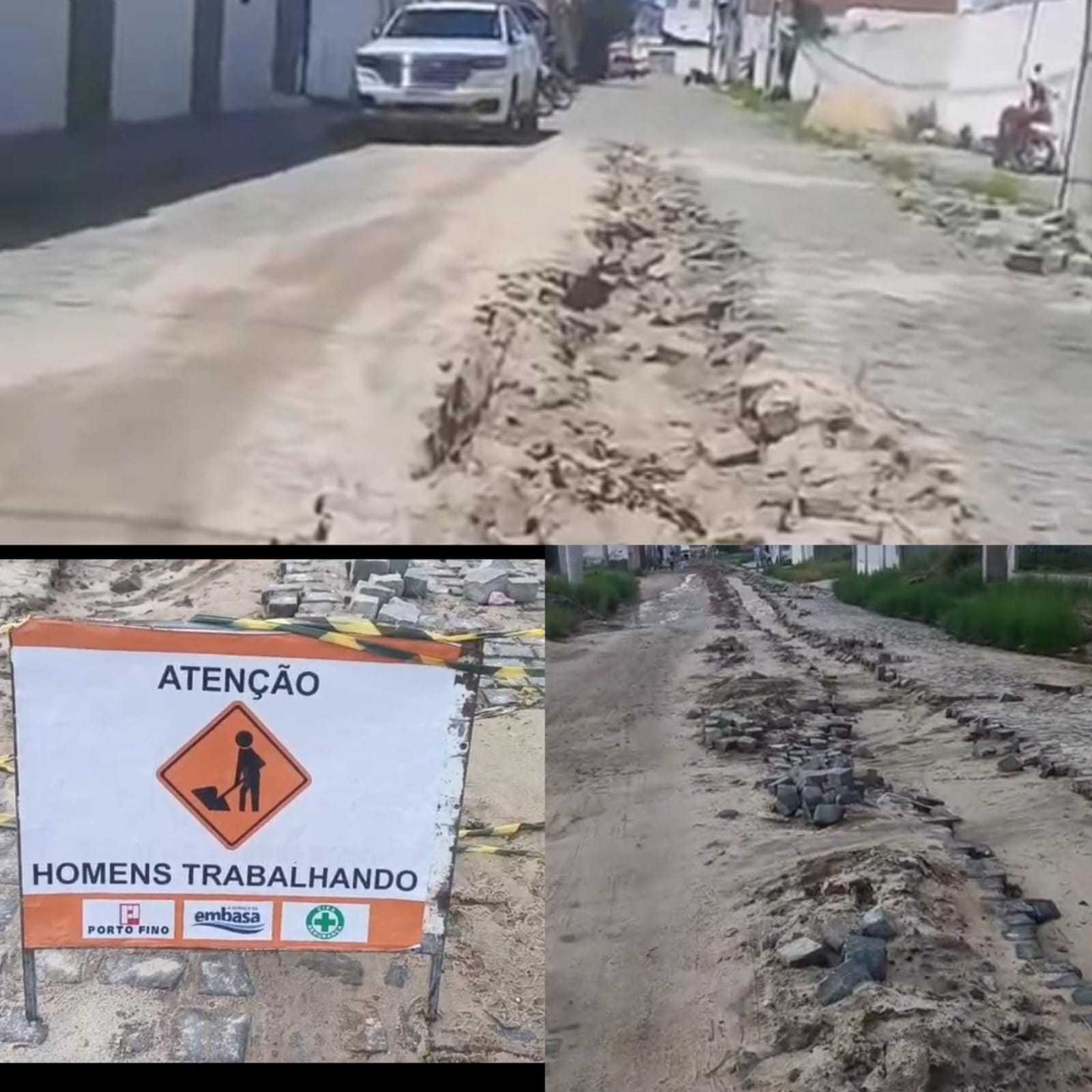 Após reclamações da população, Embasa reconhece transtornos e explica obras de esgotamento em Conceição do Coité