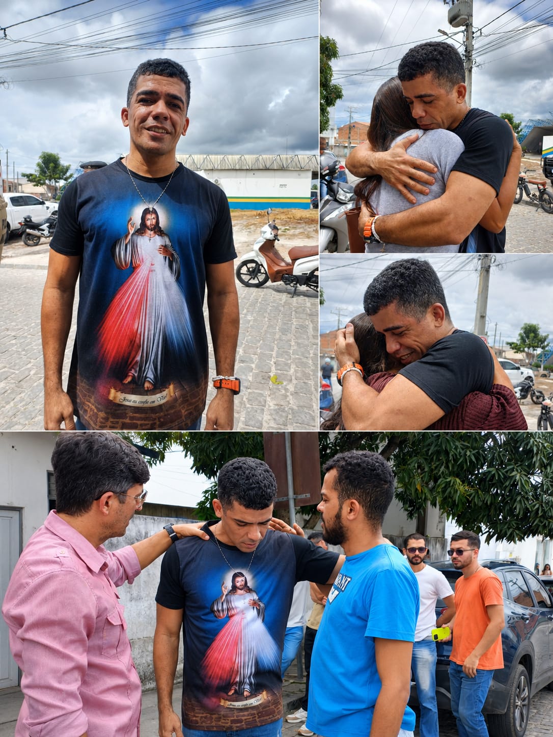 Com recepção calorosa e manifestações de apoio da população, policial militar suspeito de assassinar advogado retorna a Conceição do Coité saiba o motivo!