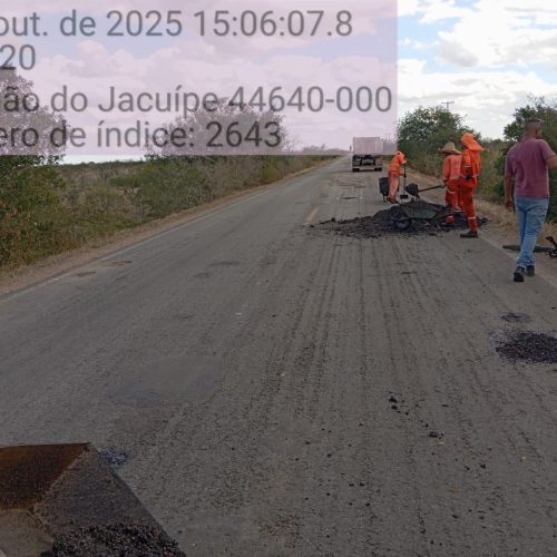 Seinfra anuncia inspeção na BA-120 após acidente envolvendo jovem motociclista em Conceição do Coité