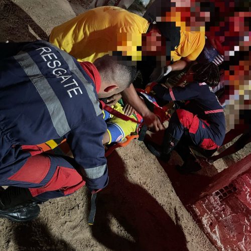 Homem sofre suspeita de fratura durante partida de futebol na zona rural de Conceição do Coité