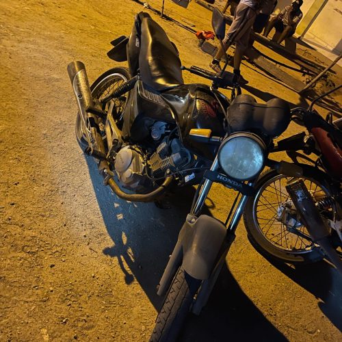 Homem sofre suspeita de fratura no rosto após perder controle de moto e cair na zona rural de Conceição do Coité