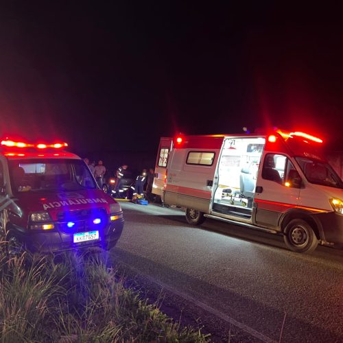 Motociclista fica ferido após colisão com carro na BA-409 (Coité X Serrinha); moto era sucata e estava com faróis apagados