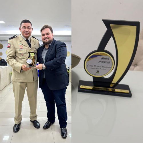 Comandante da PM de Coité recebe honraria da Câmara de Vereadores por serviços prestados à segurança pública
