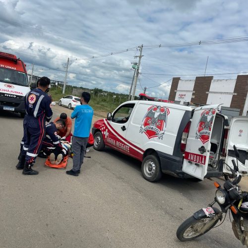 Freada brusca causa colisão e deixa casal ferido na BA-409 (Coité X Serrinha)