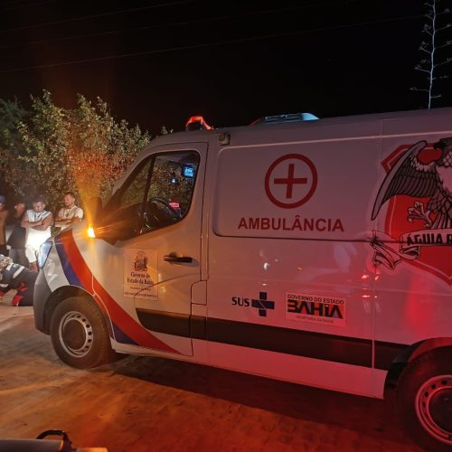 Homem fica ferido ao cair de moto em quebra-molas recém-instalado na zona rural de Conceição do Coité