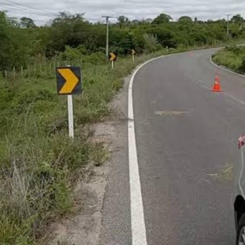 Motociclista fica ferido após derrapar na BA-416 em São Domingos