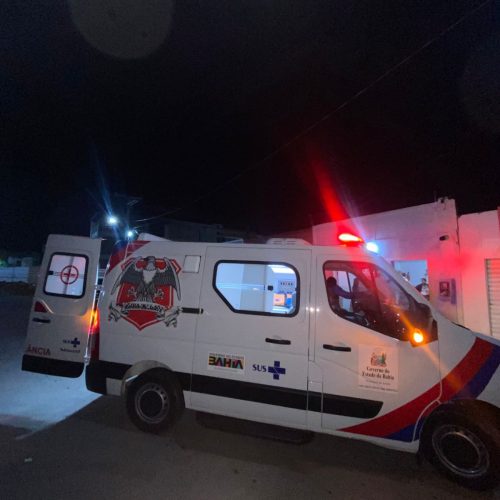 Adolescente fica ferido após colidir moto com cerca no distrito de Bandiaçu em Conceição do Coité