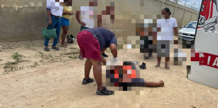 Motociclista fica ferido ao tentar desviar de cobra em Conceição do Coité