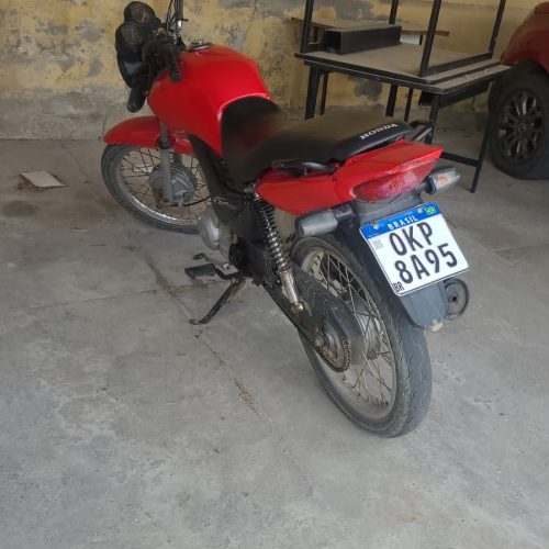 Polícia Civil recupera moto furtada na zona rural de Conceição do Coité; suspeito havia sido solto recentemente após matar a própria prima