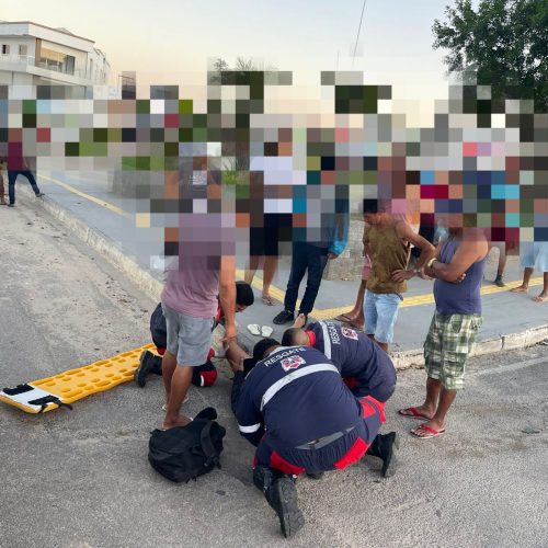 Motociclista é arremessado após colisão com carro na BA-120, próximo ao bairro Açudinho, em Conceição do Coité