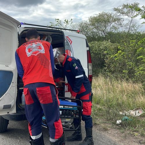 Coité: Vítima de acidente na BA-409 também é suspeita de assalto em sorveteria de Conceição do Coité; Águia Resgate atuou na ocorrência