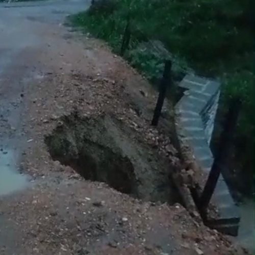 Coité: Risco de desabamento em barragem leva Prefeitura a orientar população a evitar trecho da região da Pinda. Confira o vídeo!