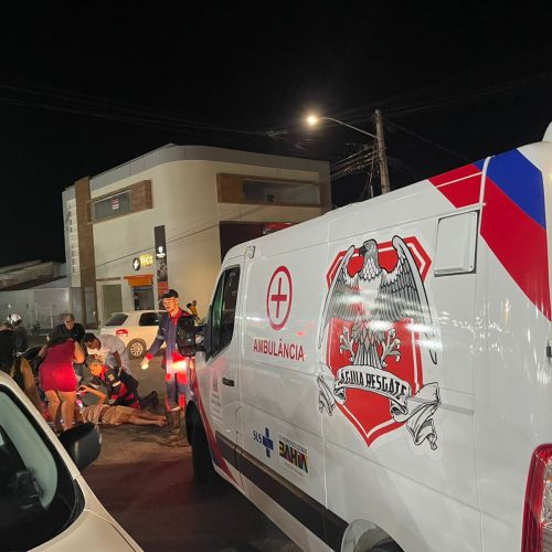 Porta de carro aberta provoca acidente e deixa motociclista ferido em Conceição do Coité