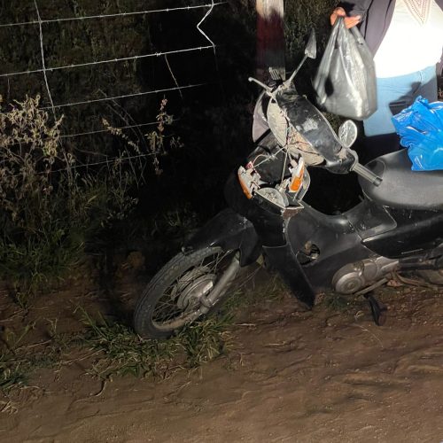 Idoso é encaminhado ao hospital após acidente com moto na região do Maracujá em Conceição do Coité