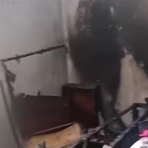 Mãe tem casa parcialmente incendiada pelo próprio filho na localidade de Peba 1 em Conceição do Coité