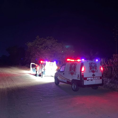 Motociclista passa direto em curva e fica ferido em estrada vicinal de Conceição do Coité