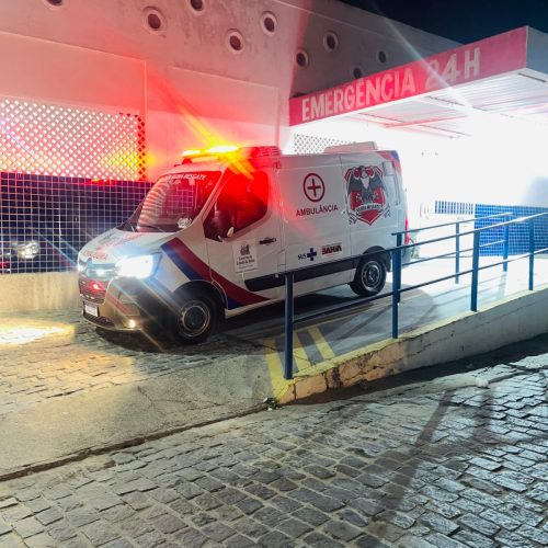 Ciclista é atingido por moto e sofre suspeita de fratura e laceração com osso exposto após acidente na BA-120 (Coité X Riachão  do Jacuípe)