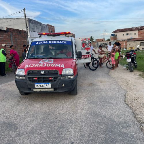 Idosa é atropelada por cavalo no bairro Casas Populares em  Conceição do Coité