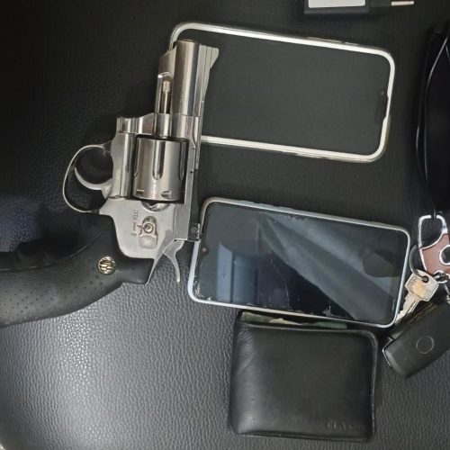 Homem é preso por porte ilegal de arma durante ocorrência de perturbação do sossego em Conceição do Coité