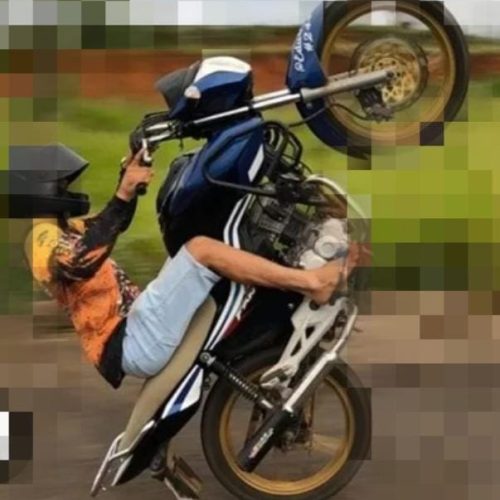 Sem habilitação, homem é conduzido à delegacia e tem moto apreendida após “dar grau” em frente à delegacia de Santa Bárbara