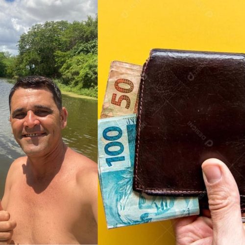 Trabalhador faz apelo após perder carteira com quase todo o salário do mês em Conceição do Coité