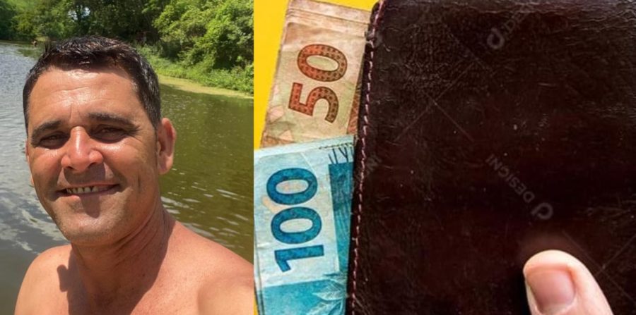 Trabalhador faz apelo após perder carteira com quase todo o salário do mês em Conceição do Coité