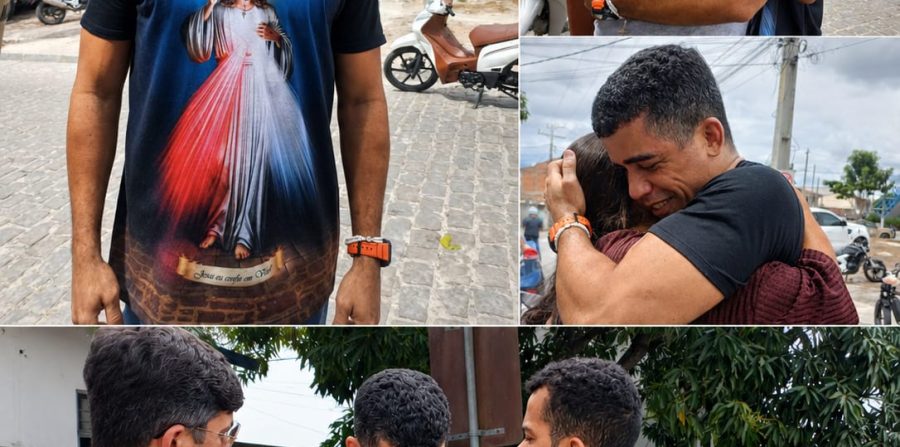 Com recepção calorosa e manifestações de apoio da população, policial militar suspeito de assassinar advogado retorna a Conceição do Coité saiba o motivo!