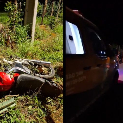 Tragédia: Jovem de 17 anos morre após colidir moto com poste na BA-120 em Conceição do Coité