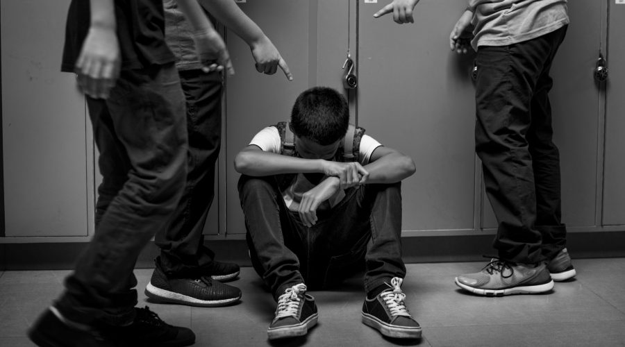 Boy,Student,Getting,Bullied,In,School