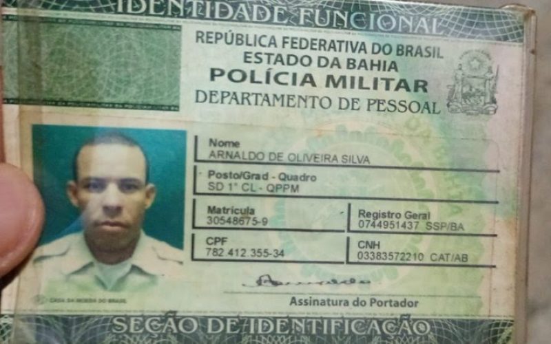 Policial Militar, lotado no Comando Geral,  é morto a tiros por assaltante em Salvador.